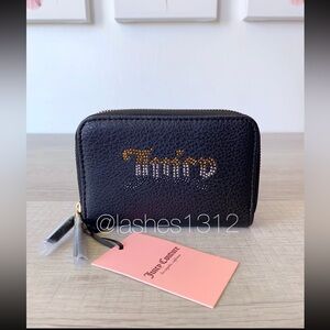 JUICY COUTURE Wallet Breaking the Rules Zip Around - Black